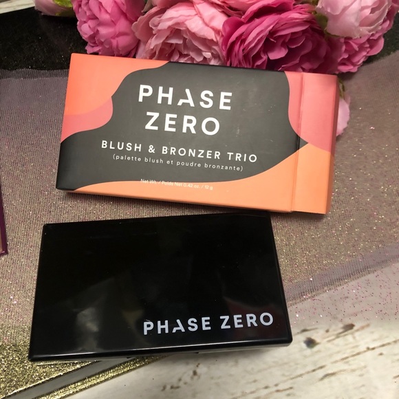 🌿PHASE ZERO BLUSH & BRONZER TRIO PALETTE - Picture 2 of 8